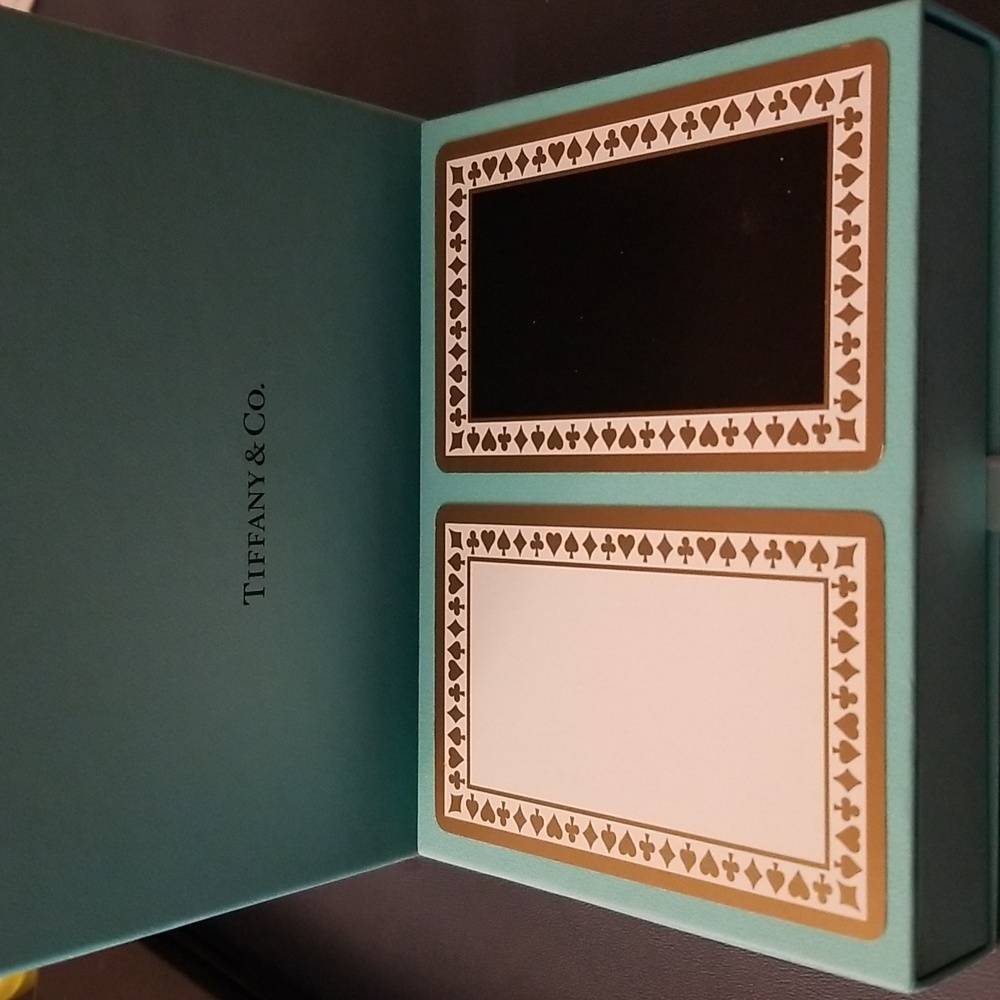 Tiffany and Company play cards